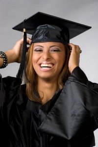 Happy Graduate Laughing