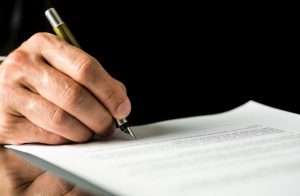 Signing estate planning documents