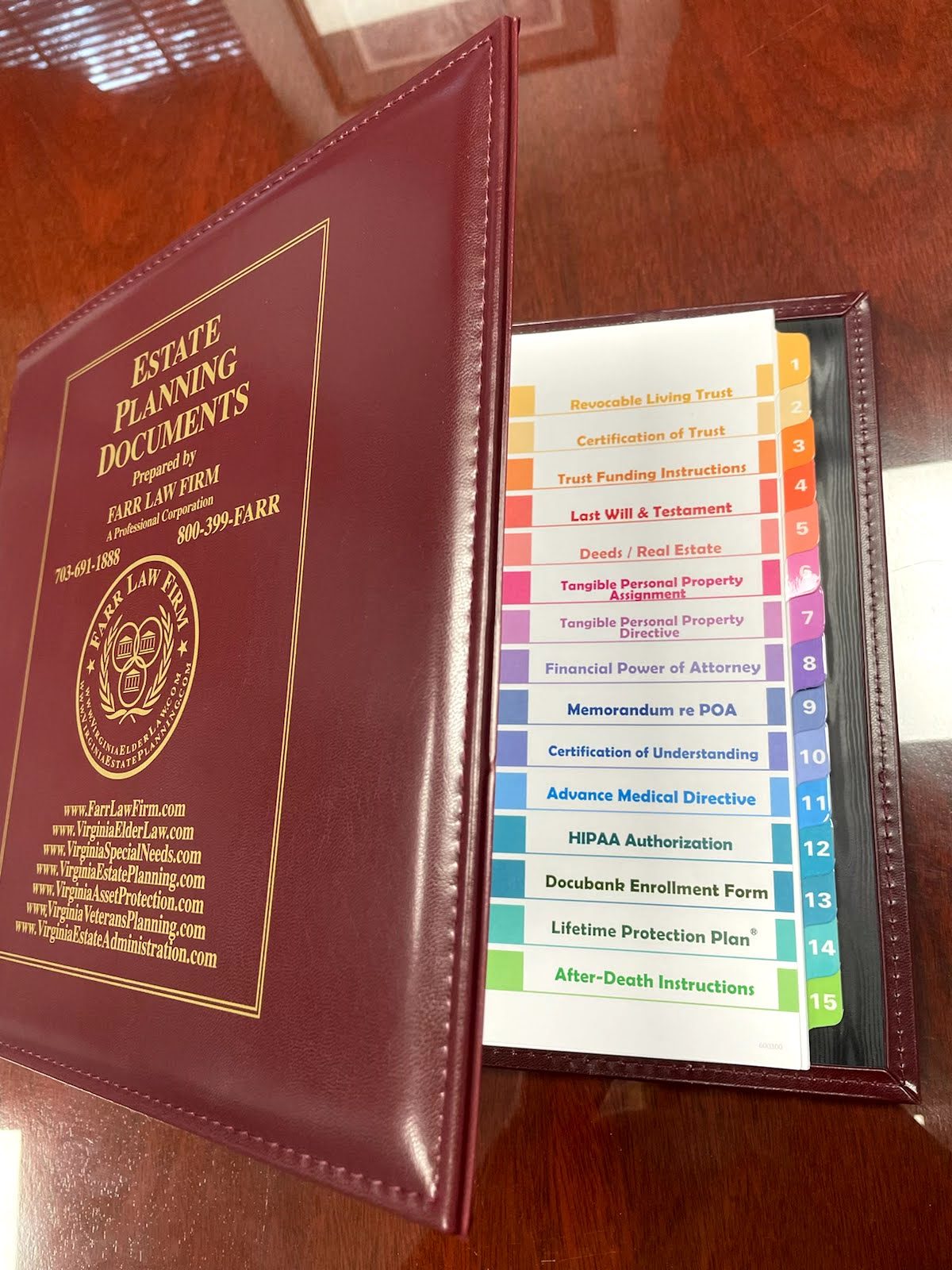 Estate Planning Binder From